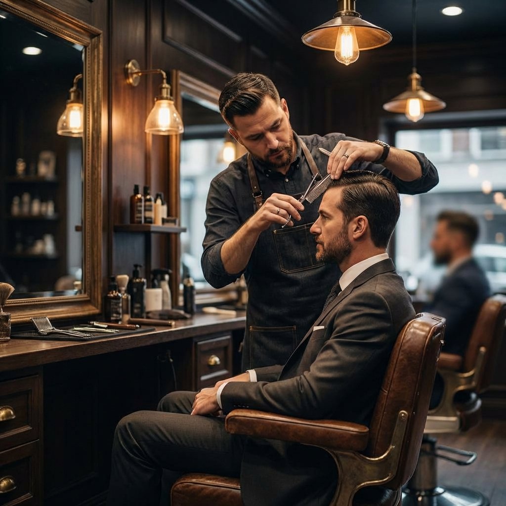 Maestro barbero KORTZEN en acción